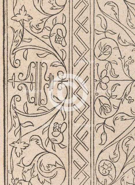 New Modelbüch allen Nägerin u. Sydenstickern (Page 23r), 1556. Creator: Hans Hoffman.