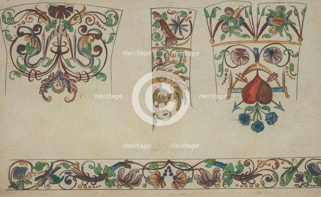 New Modelbüch (Page 13r), 1615. Creator: Andreas Bretschneider.