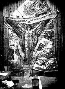 New Mosaics at St. Paul's Cathedral: cartoon of the Angel of the Creation..., 1895. Creator: Frederick Hollyer