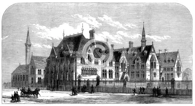 New Owens College, Manchester, 1873. Creator: Unknown.