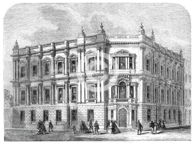 New offices of the Metropolitan Board of Works in Spring-Gardens, 1860. Creator: Unknown.