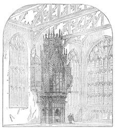 New organ for St. Mary's Church, Nottingham, 1871. Creator: Unknown