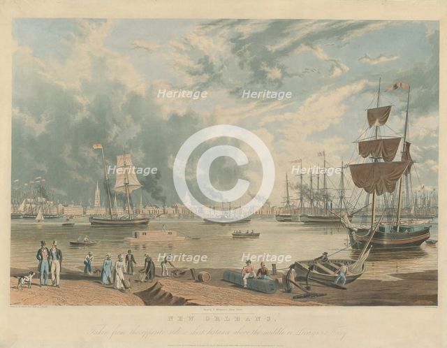 New Orleans: Taken from the .., pub 1841. Creator: William James Bennett.