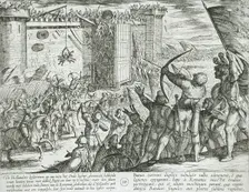 New Attack on the Fortress, Publshed 1612. Creator: Antonio Tempesta
