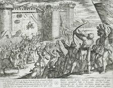 New Attack on the Fortress, Publshed 1612. Creator: Antonio Tempesta