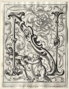 New ABC Booklet: N, 1627. Creator: Lucas Kilian (German, 1579-1637)