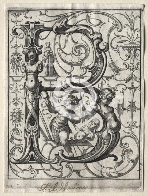 New ABC Booklet: B, 1627. Creator: Lucas Kilian (German, 1579-1637).