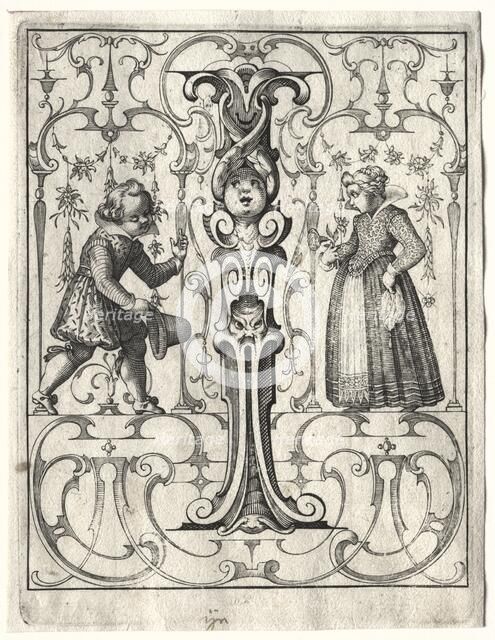 New ABC Booklet: I, 1627. Creator: Lucas Kilian (German, 1579-1637).