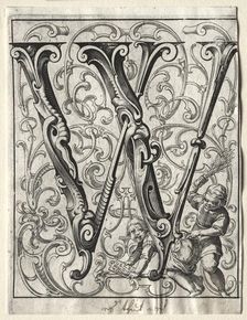 New ABC Booklet: W, 1627. Creator: Lucas Kilian (German, 1579-1637)