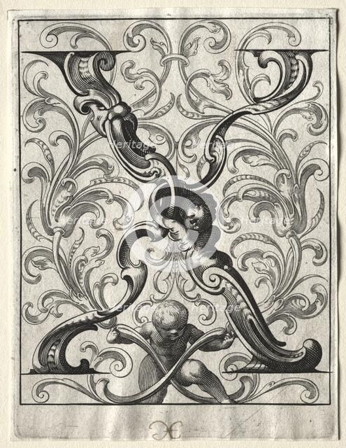 New ABC Booklet: X, 1627. Creator: Lucas Kilian (German, 1579-1637).