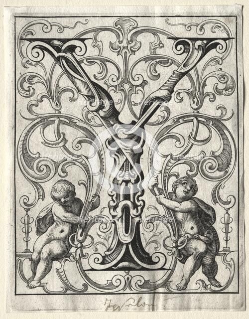 New ABC Booklet: Y, 1627. Creator: Lucas Kilian (German, 1579-1637).