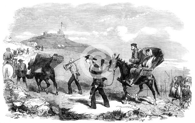 'New Ambulance Transport Service', 1855. Artist: Unknown