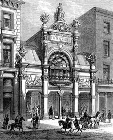 New arcade, Old Bond-Street: exterior, 1880. Creator: Unknown