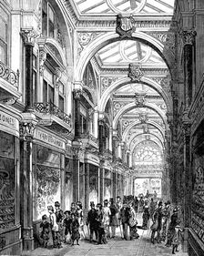 New arcade, Old Bond-Street: interior, 1880. Creator: Unknown