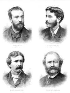 New Associates of the Royal Academy, 1881. Creator: Unknown