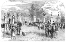 New Buckingham-Gate, St. James's Park, 1857. Creator: Unknown