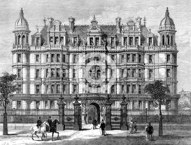 New buildings, Temple Gardens, 1880. Creator: Unknown.