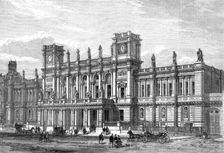 New buildings of the London University, Burlington Gardens, opened by the Queen on Wednesday, 1870. Creator: Unknown
