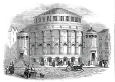 New Baptist Chapel, Leicester, 1845. Creator: Unknown
