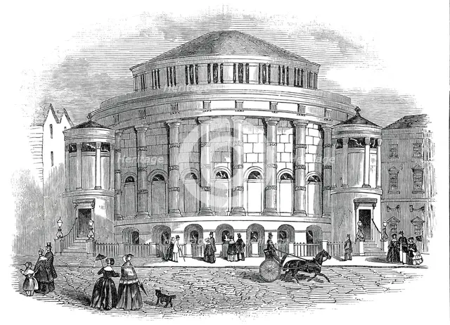 New Baptist Chapel, Leicester, 1845. Creator: Unknown.