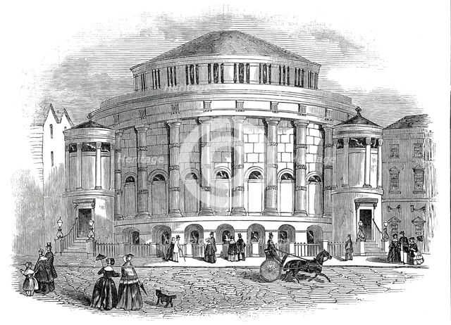 New Baptist Chapel, Leicester, 1845. Creator: Unknown.