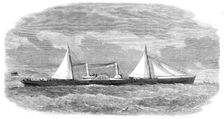 New blockade-runner Lizzie, built in the Clyde, 1864. Creator: Unknown