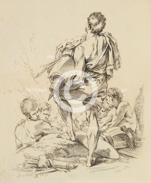 New Book of Various Figures, 1751. Creator: Francois Boucher.