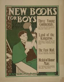 New books for boys, c1896. Creator: Unknown