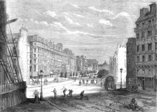 New Boulevard Malesherbes, looking towards the Madeleine, 1861. Creator: Unknown