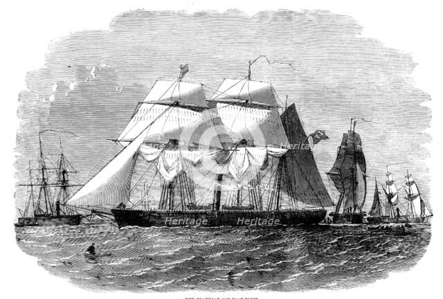 New Brazilian Gun-Boat Fleet, 1858. Creator: Unknown.