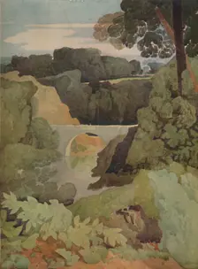 New Bridge, Durham 1923. Artist: John Sell Cotman