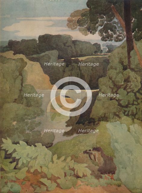 'New Bridge, Durham', 1923. Artist: John Sell Cotman.