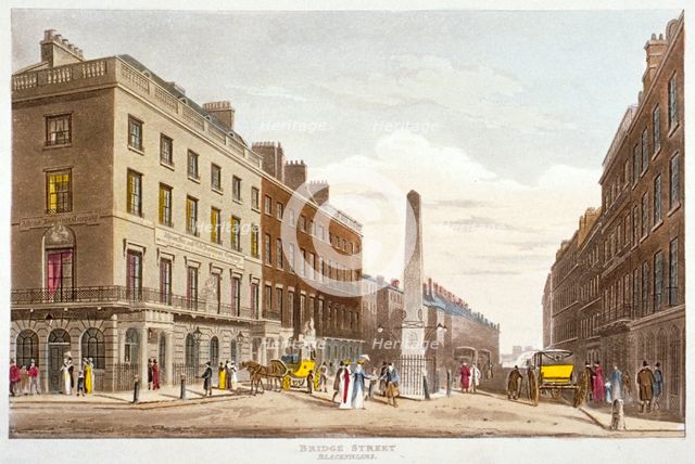New Bridge Street, City of London, 1812. Artist: Anon