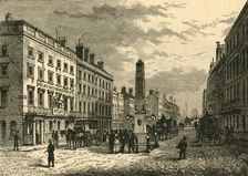 New Bridge Street and the Obelisk in 1755 (1897). Creator: Unknown