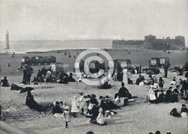 'New Brighton - Showing the Port and the Lighthouse', 1895. Artist: Unknown.