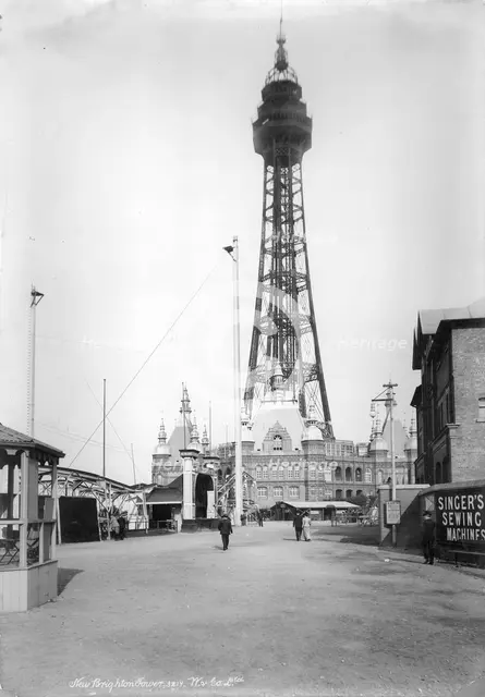New Brighton Tower, Wallasey, Cheshire, 1890-1910. Artist: Unknown