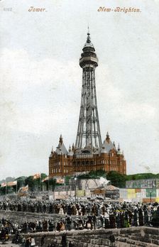 New Brighton Tower, Wallasey, Cheshire, c1898-c1921