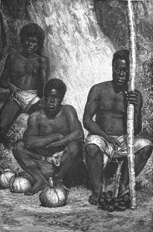 New Caledonian Fruit-sellers; Some Account of New Caledonia 1875. Creator: Unknown