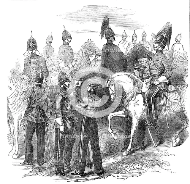 New Cavalry Corps. - the Mounted Staff, 1854. Creator: Unknown.
