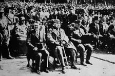 New Chancellor Sits With Old President 1933, (1940)