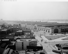 New Chelsea piers, New York, between 1900 and 1920. Creator: Unknown