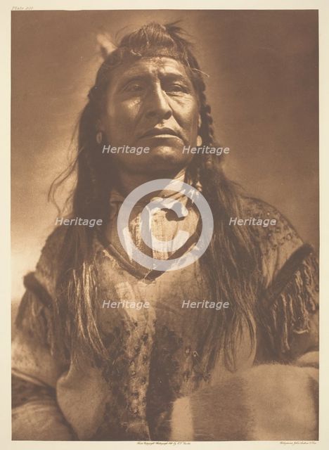 New Chest - Piegan, 1910. Creator: Edward Sheriff Curtis.