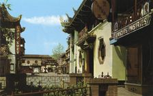New Chinatown, Los Angeles, California, USA, 1953