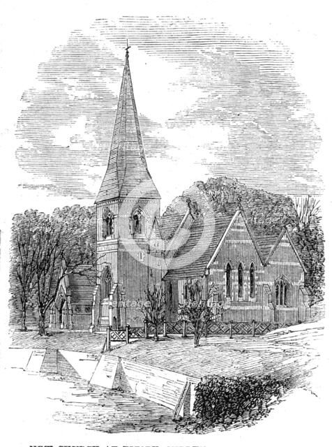 New church at Titsey, Surrey, 1862. Creator: Unknown.