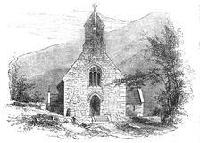 New Church, built by Sir Benjamin Hall, at Abercarn, South Wales, 1854. Creator: Unknown