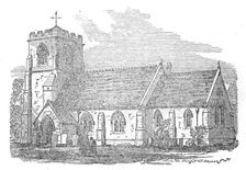 New church, Gunby, Lincolnshire, 1871. Creator: Unknown