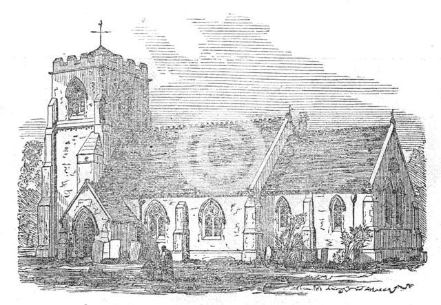 New church, Gunby, Lincolnshire, 1871. Creator: Unknown.