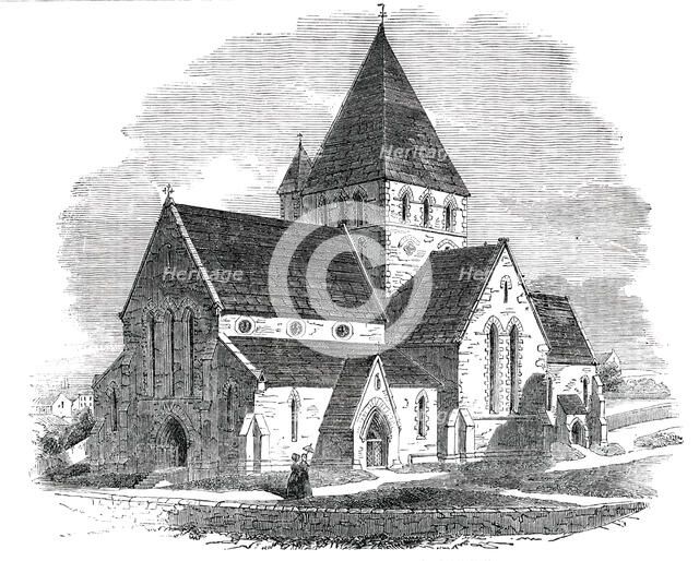 New Church of St. Ann, in the Isle of Alderney, 1850. Creator: Unknown.