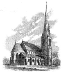 New Church of St. Matthias, on Richmond-Hill, 1858. Creator: Unknown