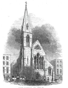 New Church, St. Giles's, 1844. Creator: Unknown